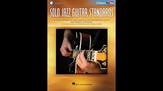 Solo Jazz Guitar Standards - Book with notation/TABS/audio chords