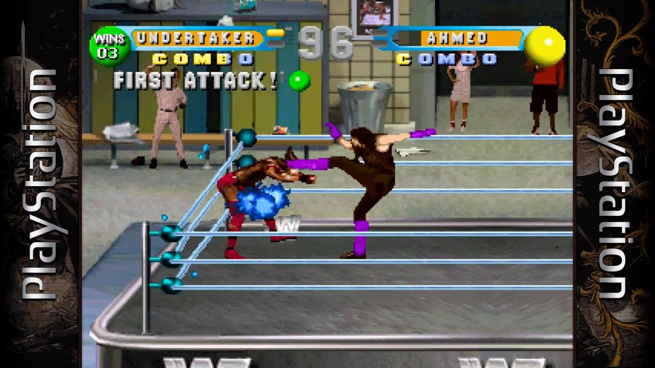 WWF In Your House PSX / PS1 / PS One (Longplay)