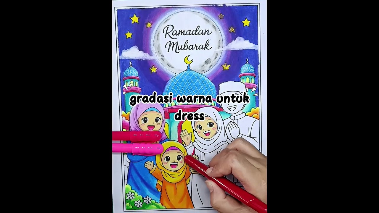 Mewarnai Ramadhan Mubarak@semuaorangyoutube 