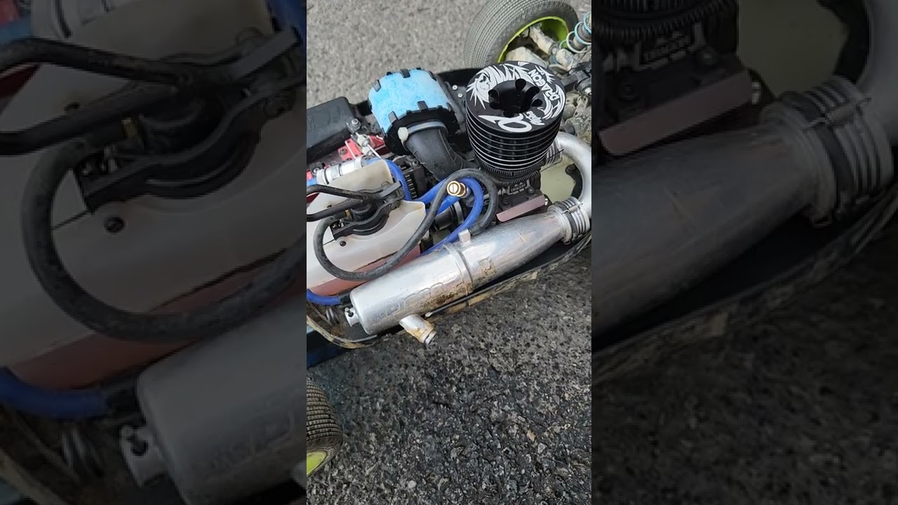 220628 Alpha Dragon D2 nitro buggy engine Break in