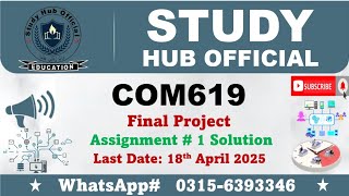 COM619 Assignment 1 solution job confirmation letter JCL sp2025 com619  #com619