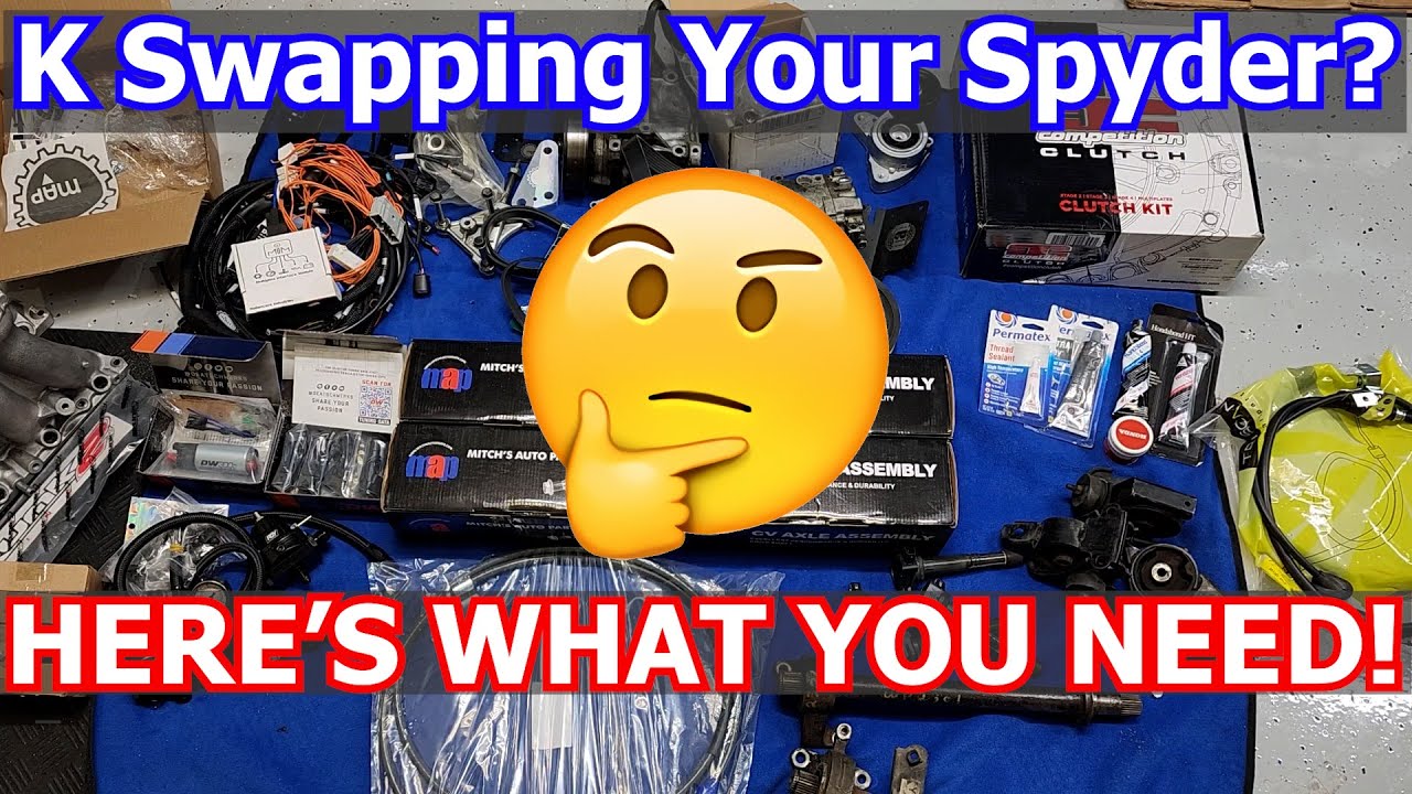 Parts Needed to K Swap Your Toyota MR2 Spyder