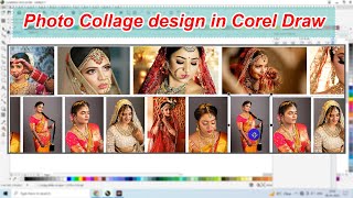 Photo Collage Design in Coreldraw | How to design Photo Collage in Coreldraw Tutorial for Beginners screenshot 5