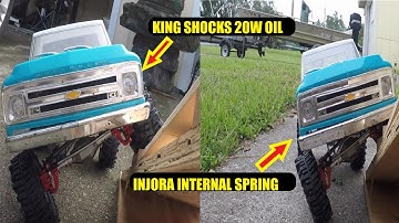 INJORA INTERNAL SPRING SHOCKS VERSUS KING SHOCKS
