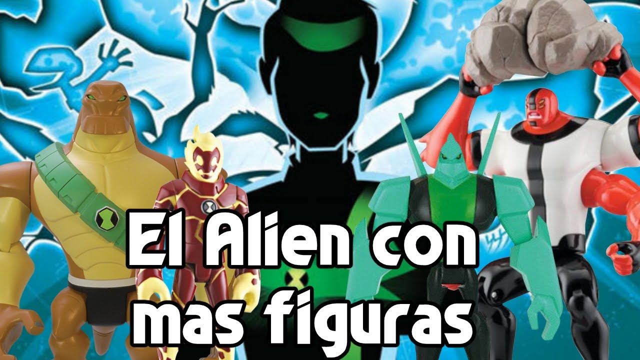 ¿Cuál es el Alien de Ben 10 con más figuras? (Bandai)