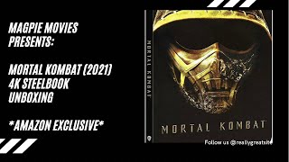 Mortal Kombat (2021) 4K Ultra HD Blu-ray Amazon Exclusive Steelbook Unboxing #mortalkombat #unboxing