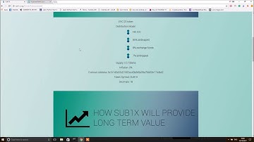 Adding SUB1X to My Ether Wallet Tutorial