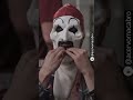TERRIFIER 2 - Makeup for actor David Howard Thornton's transformation into the Art the Clown
