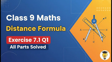 Class 9 Maths Distance Formula | Exercise 7.1 Q1 All Parts Solved