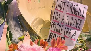 Hundreds Remember Ruth Bader Ginsburg Outside Supreme Court