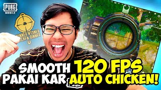 PAKAI SNIPER KAR 120 FPS AIM MAKIN LURUS! DAPAT 19 K1LLS! - PUBG MOBILE