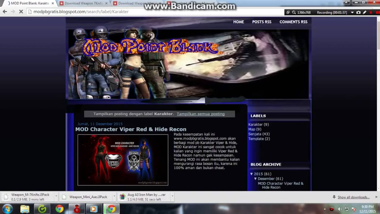 Tutorial Memasang MOD Point Blank dari modpbgratis.blogspot.com - YouTube