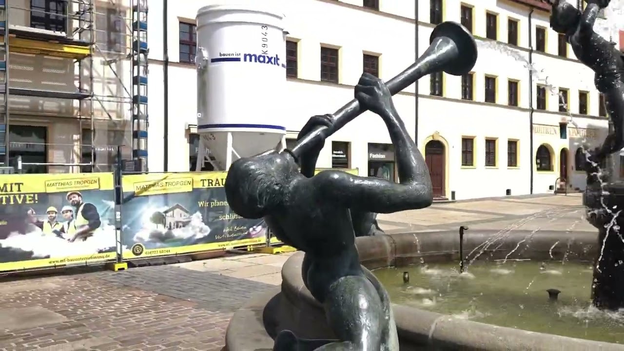 TORGAU  10 часть. Центральная улица и ЦЕНТРАЛЬНАЯ ПЛОЩАДЬ !!!