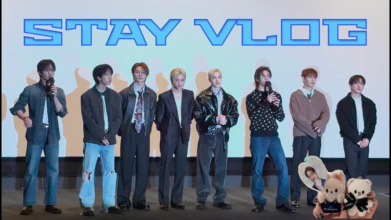 [STAY VLOG] 아이엔 생일 축하 많이 된다 | 황프•양프 생일카페 투어 | 스키즈 무대인사 | 스테이 브이로그 | 스트레이키즈 영화 | Dominate Experience