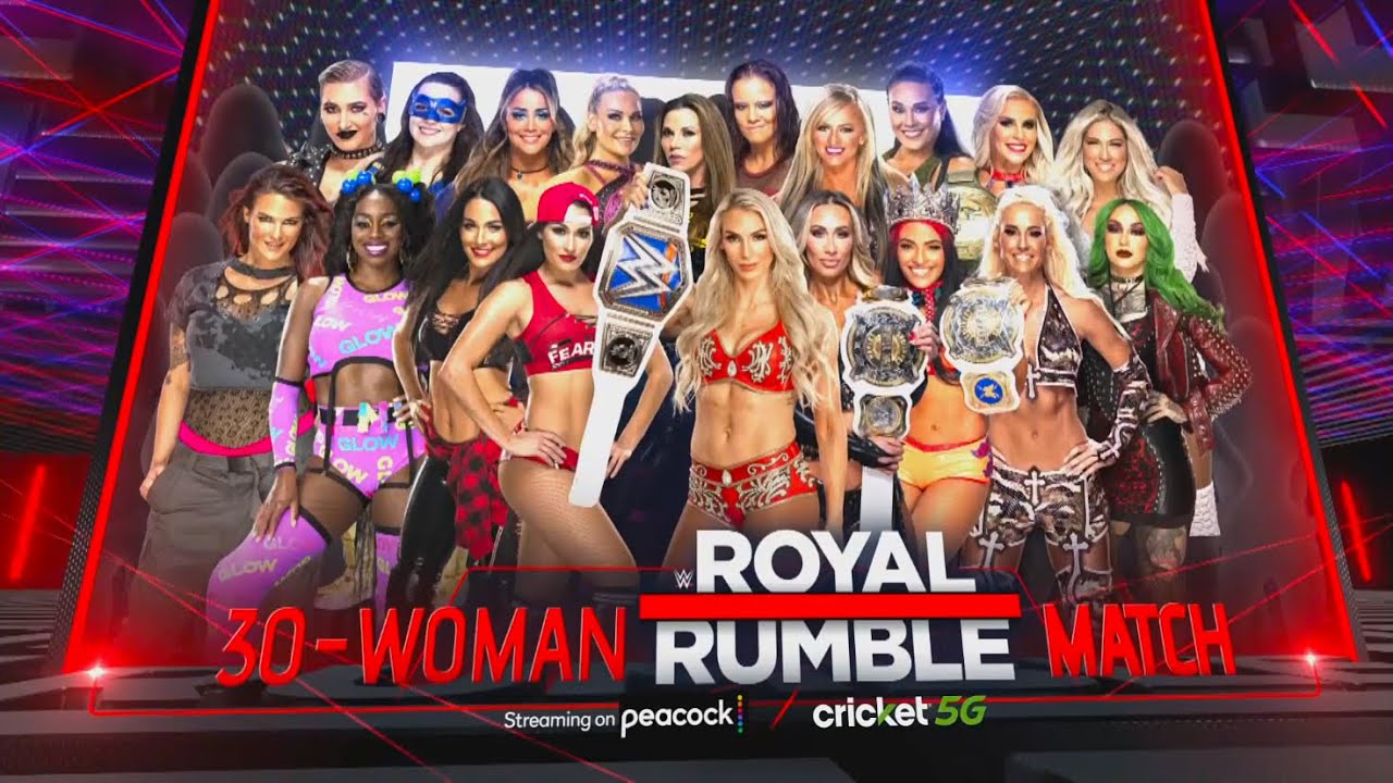 WWE Womens Royal Rumble 2022 19 Participants!