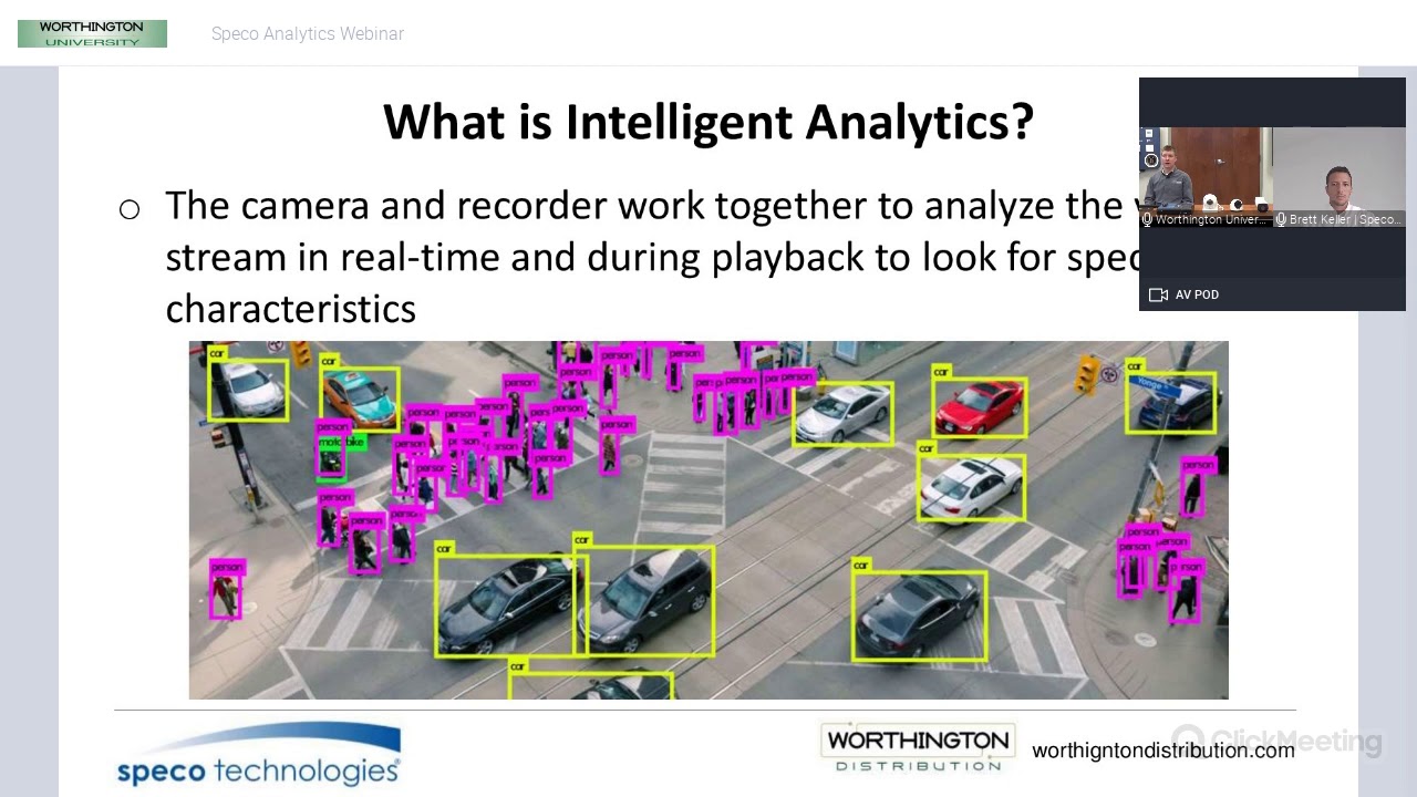 Recorded Webinar: Speco Analytics Video Surveillance