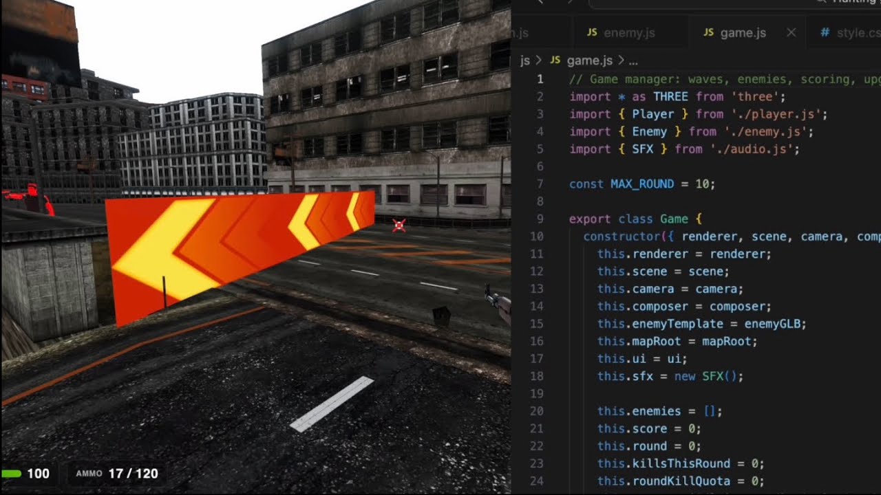 I made a FPS shooter game using Claude from scratch - YouTube