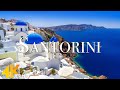 Santorini 4k  scenic relaxation film with inspiring cinematic music  4k ultra