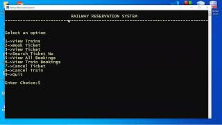 Railway Reservation System Using C Language