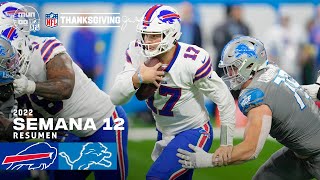 Buffalo Bills vs. Detroit Lions | Semana 12 NFL 2022 | Resumen Highlights | 24 Nov, 22