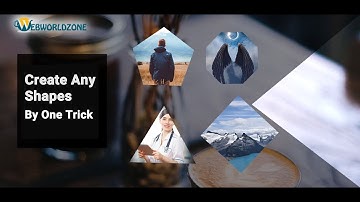 CSS clip path | Crazy shapes using clip-path | Responsive CSS shapes