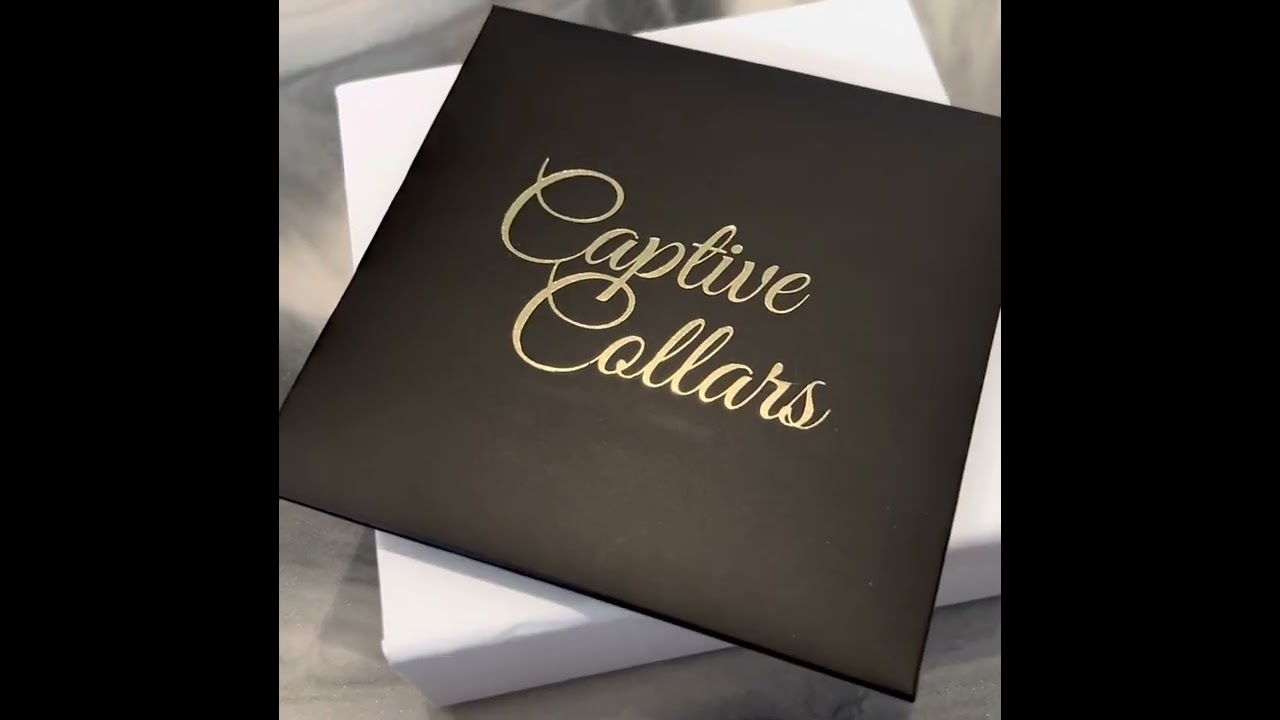 Captive Collars Discreet Packaging and Ownership Cards