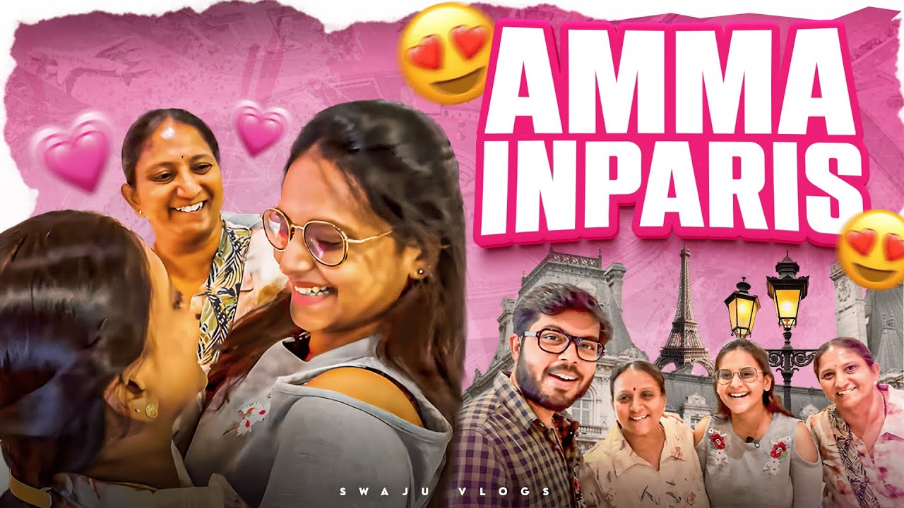 AMMA Finally Came to PARIS after 1 YEAR🥹| Emotional Family Reunion | Tamil Couple in France