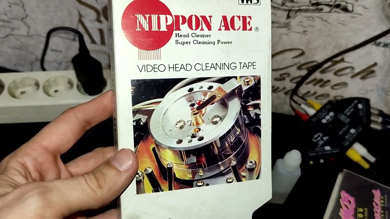 Чистящая видеокассета VHS Чуть не испортил видеомагнитофон