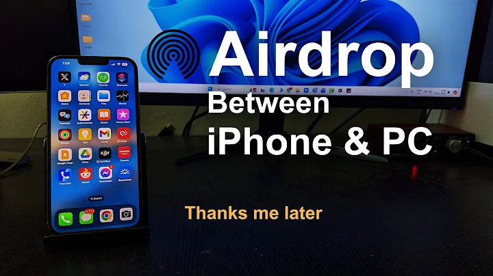 Airdrop between iPhone & Windows PC | Easy File Transfer From iPhone to Windows 10/11