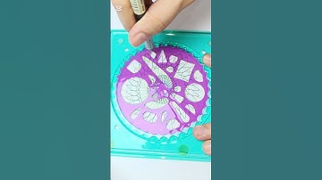 ASMR Spirals Audio & Visuals | Satisfying Spirograph Art for Relaxation! #art #shorts #spirograph