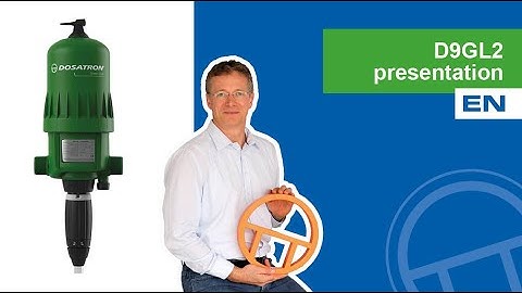 Dosatron presents: The D9GL2 Fertigation Dosing Pump