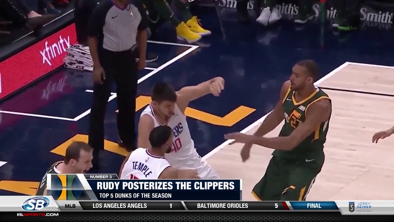 Top 5 Dunks of the Season #3: Gobert poster-izes the Clippers
