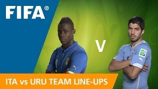 Italy v. Uruguay - Teams Announcement