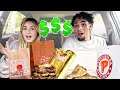 We tried every drive thrus most expensive item