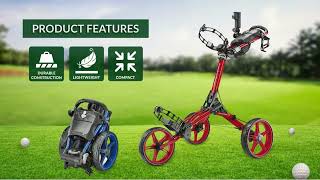 Caddytek  3-wheel Golf Push Cart “CaddyLite Compact”
