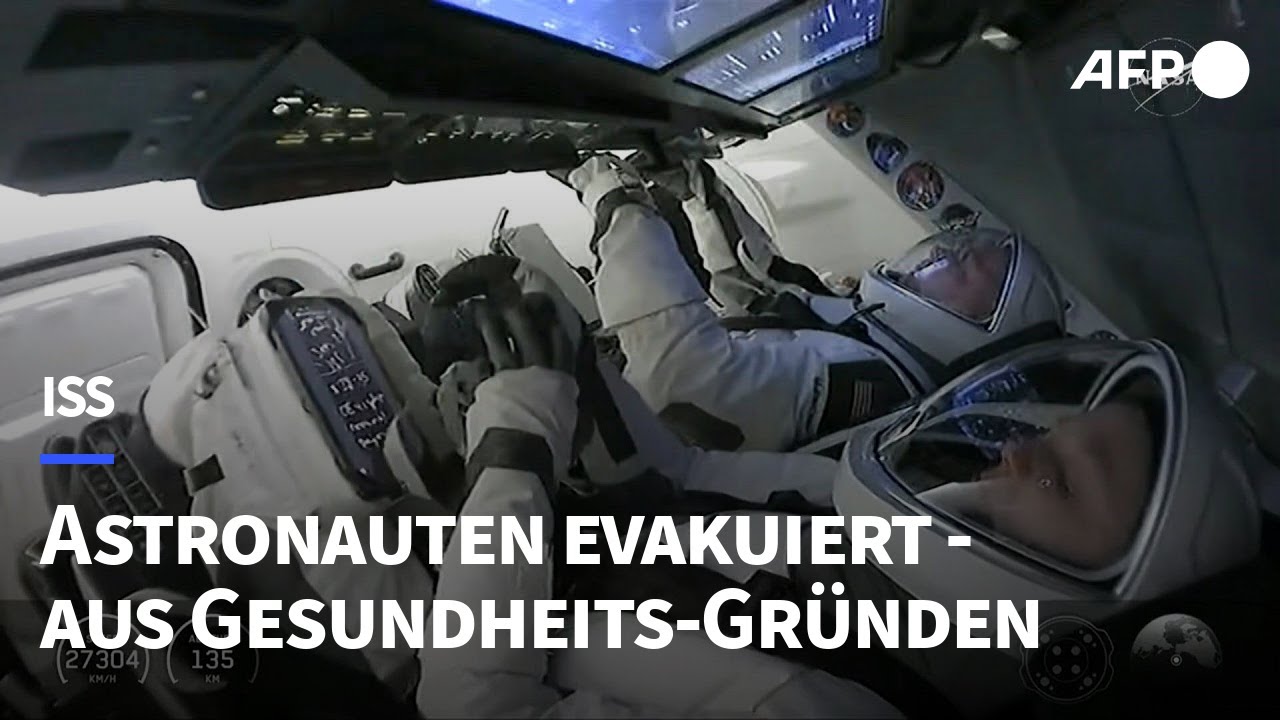 Erstmals ISS-Astronauten aus medizinischen Gründen evakuiert | AFP