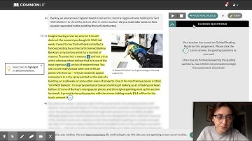 CommonLit | My Assignments | Free Reading Passages and Literacy Resources