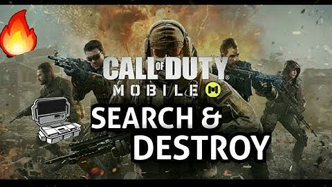 COD MOBILE SEARCH & DESTROY GAMEPLAY|RAID MAP|RCG