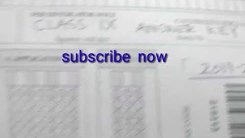 A. M. U.  Class 9th Answer Key 31 -March 2019 -20