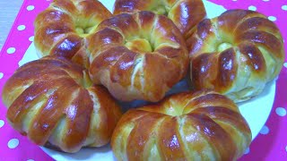 БУЛОЧКИ домашние, сдобные, мягкие, вкусные, сладкие! Простой рецепт ! Delicious buns.