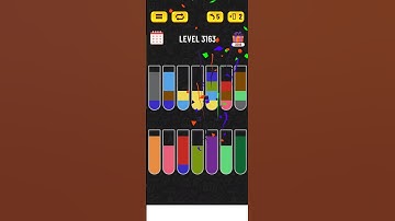 Water sort puzzle - Level 3163 #puzzle #games #level #level3163 #watersortpuzzle #gaming  #gameplay