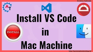 Protractor Tutorial 9 -  How to Install Visual Studio Code on Mac