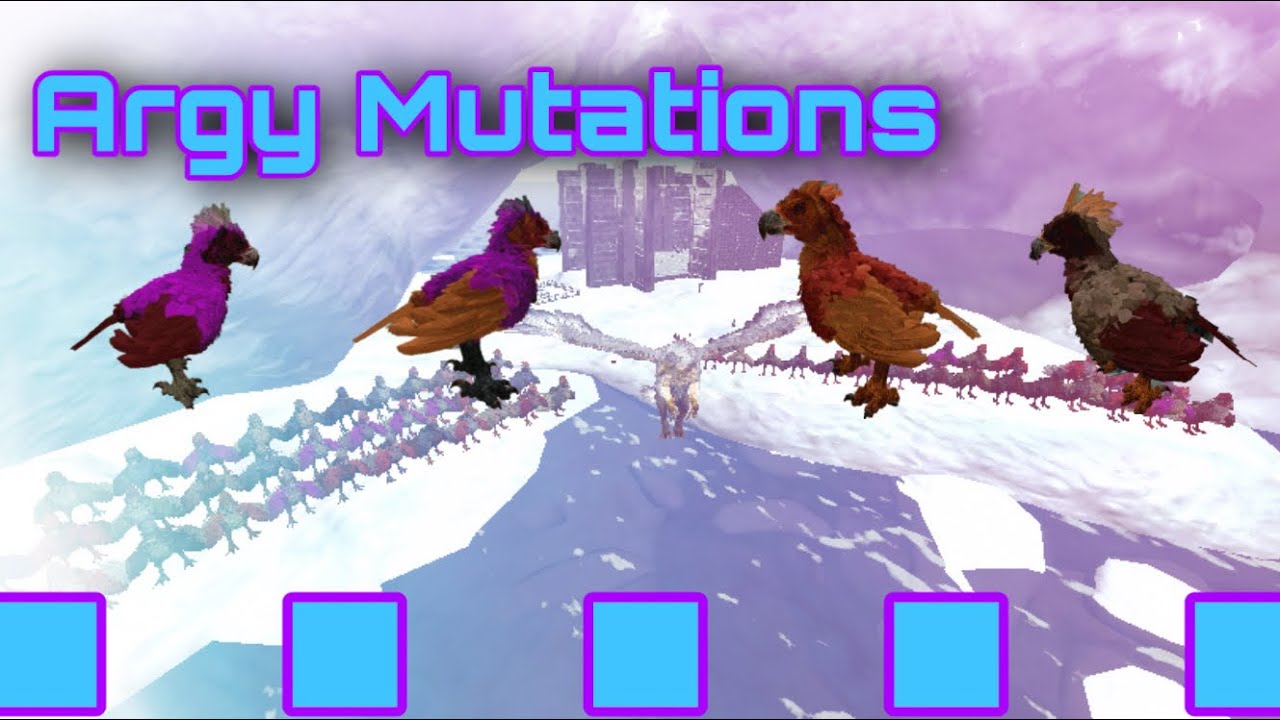 Argy Breeding Mutations Ark Mobile - YouTube