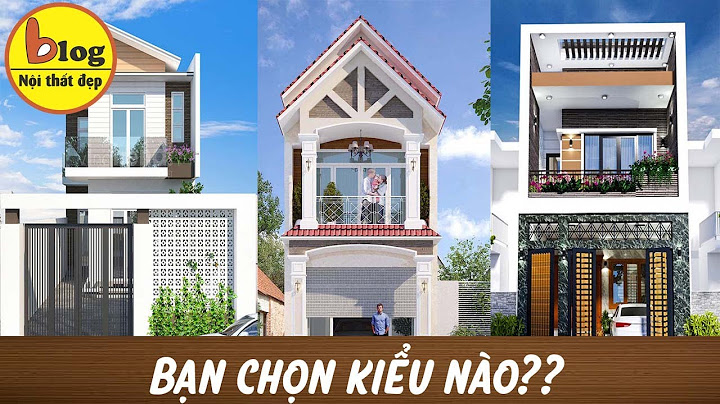 Mẫu nội thất nhà ống 2 tầng đẹp