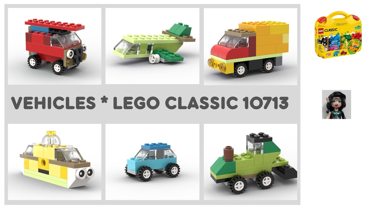 VEHICLES Lego classic 10713 ideas How to build easy 