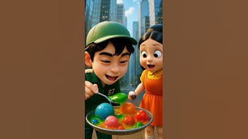 Squid Game AI Edible Slime Popping Candy ASMR #squidgame #squidgame2 #ai #asmr