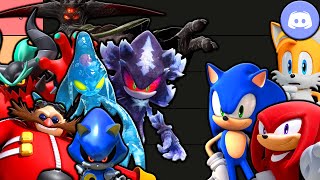 Sonic, Tails, and Knuckles make a Sonic Villains Tier List