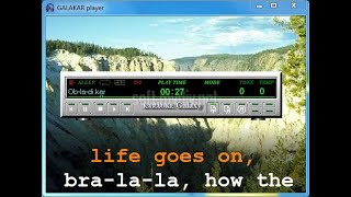 Karaoke Galaxy Player (GalaKar) - караоке для компьютера. screenshot 4