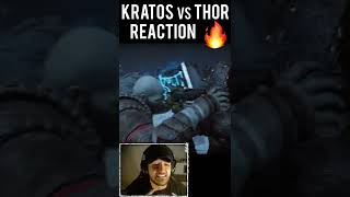 Thor VS Kratos GAME OVER Screen God of War Ragnarok REACTION #shorts