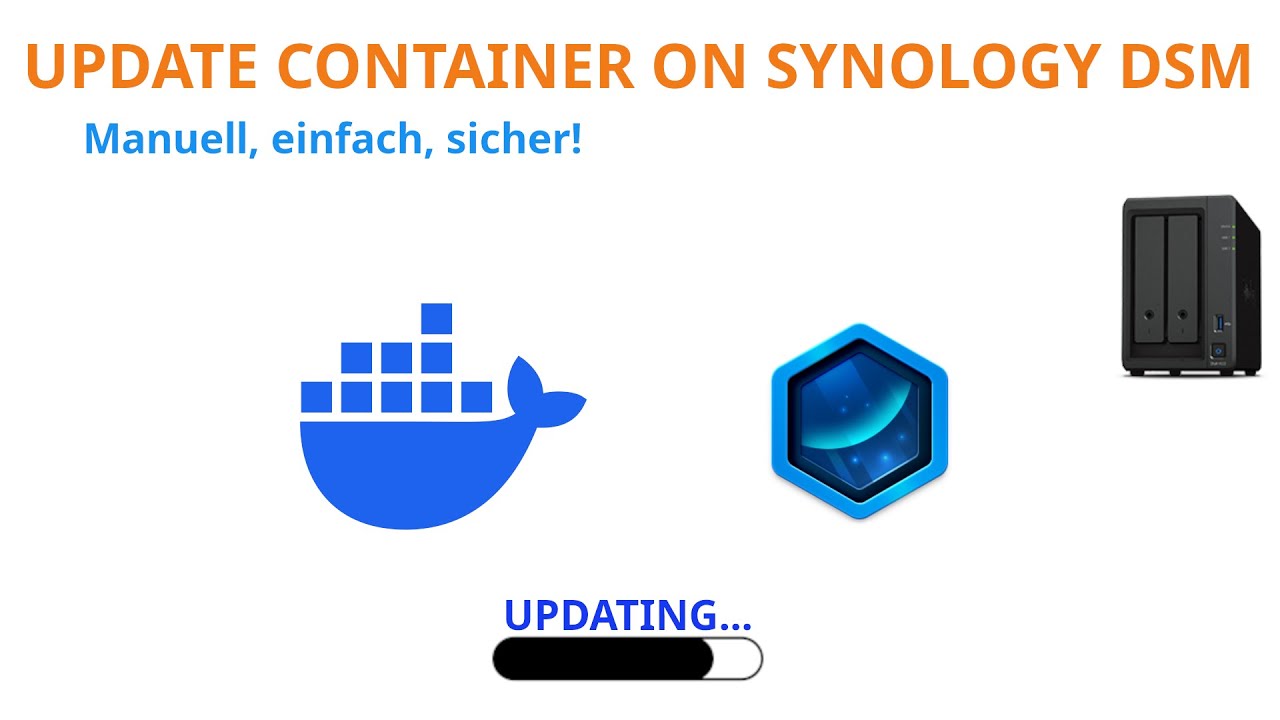 CONTAINER AUF SYNOLOGY DSM UPDATEN - DOCKER CONTAINER - YouTube